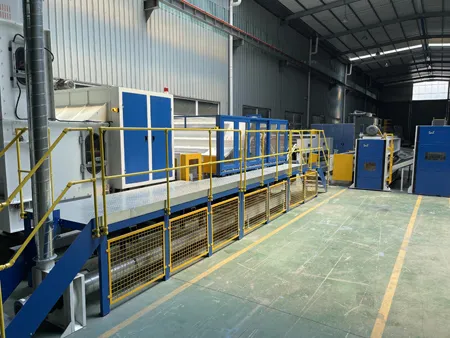 Ligne de Production de Feutre en Fibre de Verre pour une Entreprise Allemande