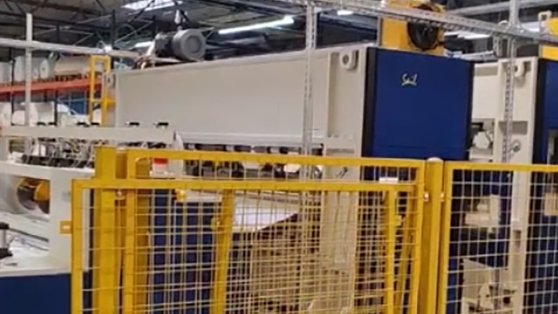 Ligne de Production de Feutre en Fibre de Verre pour une Entreprise Allemande